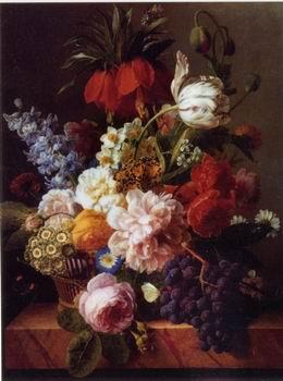 unknow artist Floral, beautiful classical still life of flowers 012 oil painting image